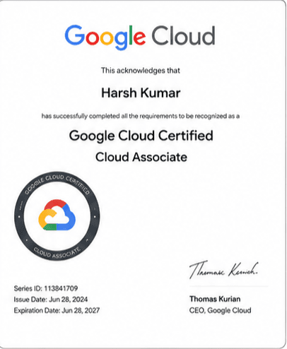Google Cloud Certified