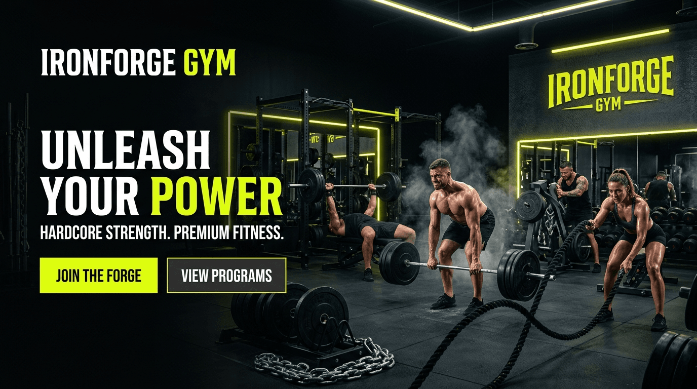 IRONFORGE Gym Website